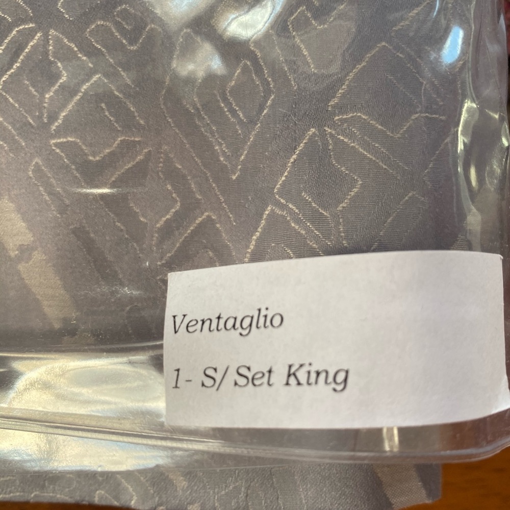 Anichini King Bed Sheets Egyptian Cotton Percale